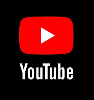 YouTube logo.
